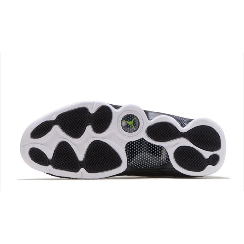 NIKE JORDAN JUMPMAN TEAM II SIZE 9.5( 819175 -102 ) WHITE / VOLT-BLACK-WOLF GREY - Picture 7 of 7
